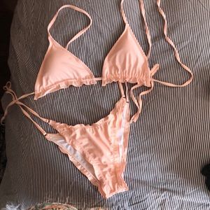 Ruffled bikini